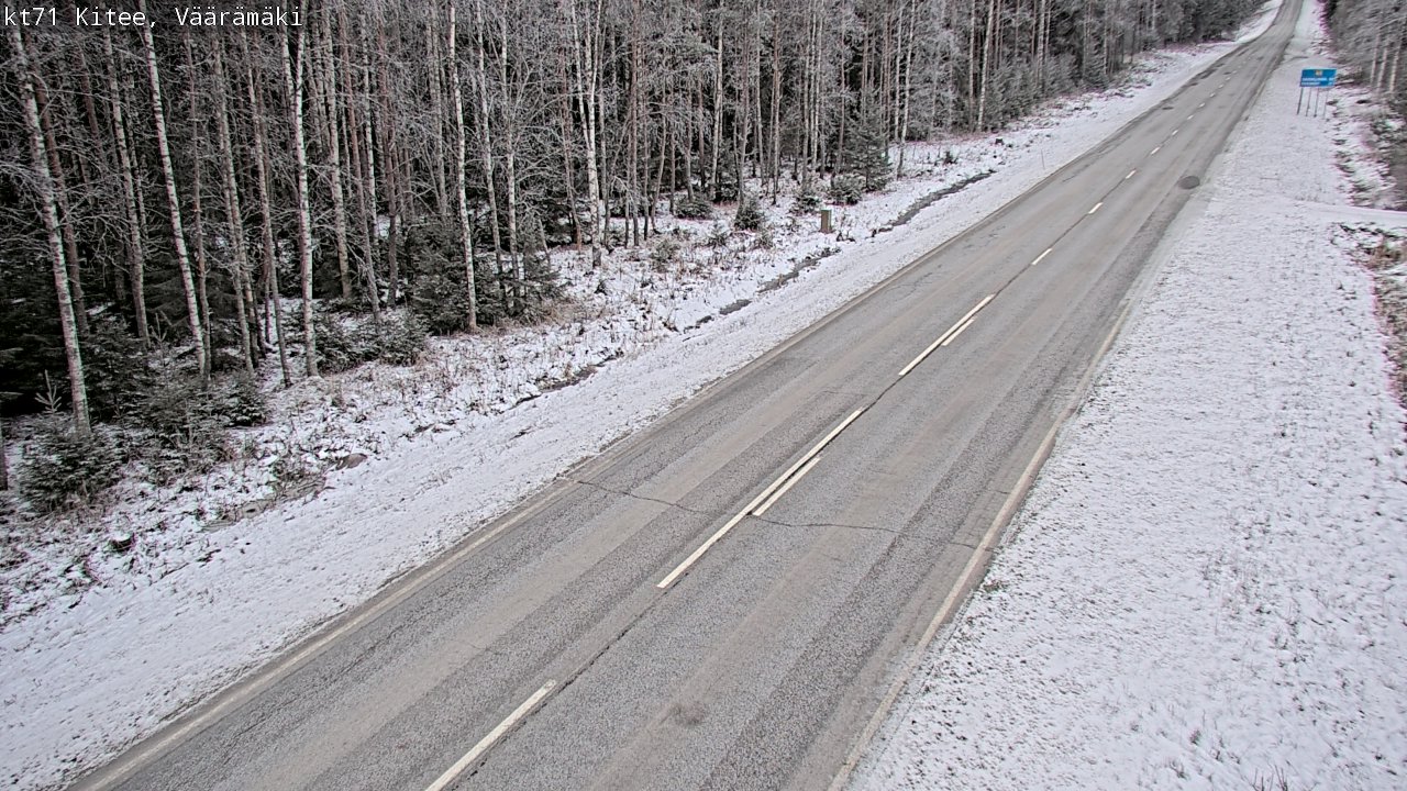 Kelikamerat Kuva Tie 71 Kitee, Väärämäki, Kitee, Pohjois-Karjala