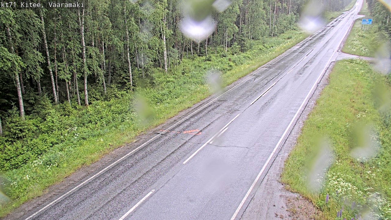 Kelikamerat Kuva Tie 71 Kitee, Väärämäki, Kitee, Pohjois-Karjala