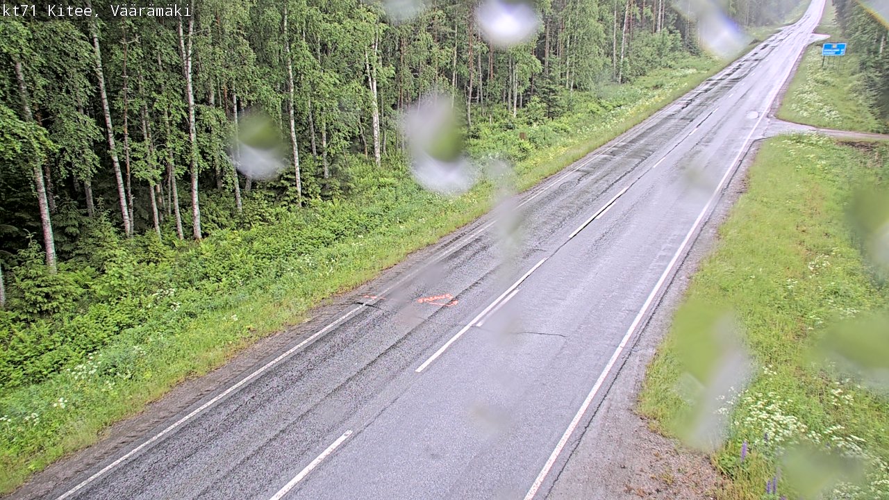 Kelikamerat Kuva Tie 71 Kitee, Väärämäki, Kitee, Pohjois-Karjala