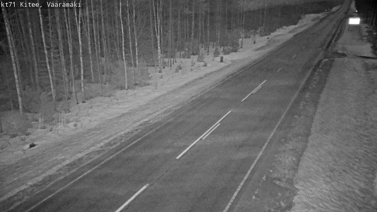 Kelikamerat Kuva Tie 71 Kitee, Väärämäki, Kitee, Pohjois-Karjala