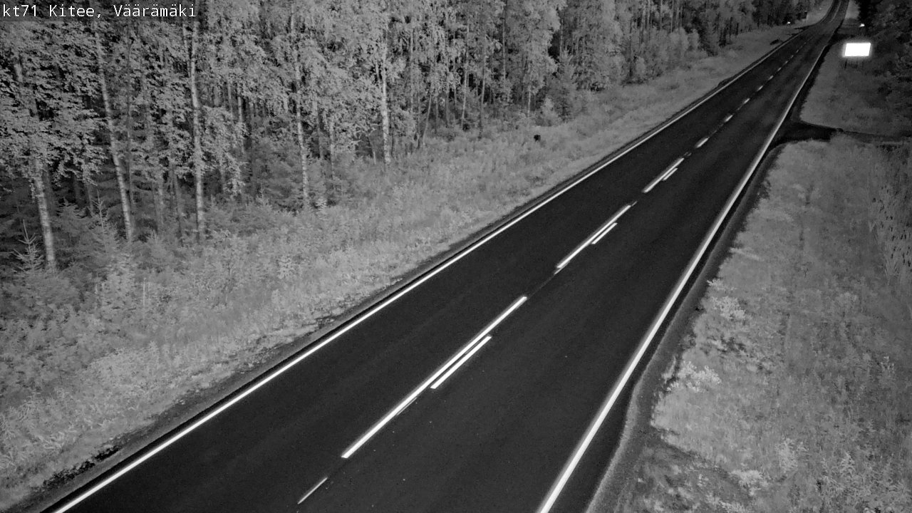 Kelikamerat Kuva Tie 71 Kitee, Väärämäki, Kitee, Pohjois-Karjala
