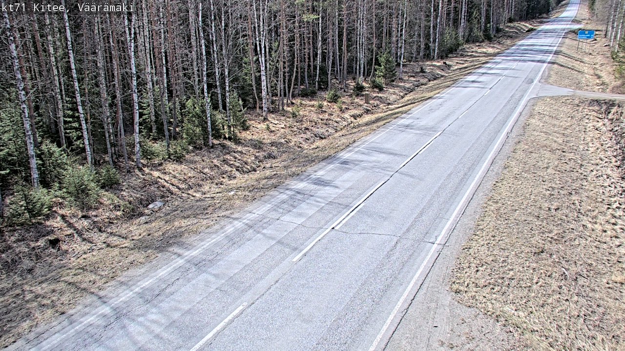 Kelikamerat Kuva Tie 71 Kitee, Väärämäki, Kitee, Pohjois-Karjala