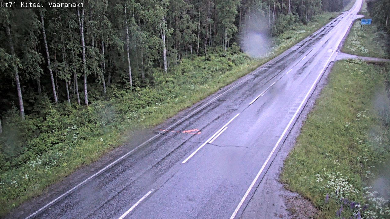 Kelikamerat Kuva Tie 71 Kitee, Väärämäki, Kitee, Pohjois-Karjala