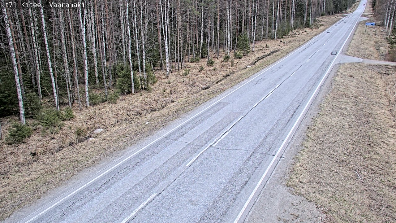 Weather Camera Image Road 71 Väärämäki, Kitee, Pohjois-Karjala