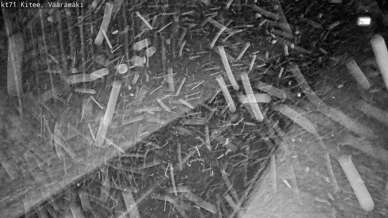 Weather Camera Image Väg 71 Väärämäki, Kitee, Pohjois-Karjala