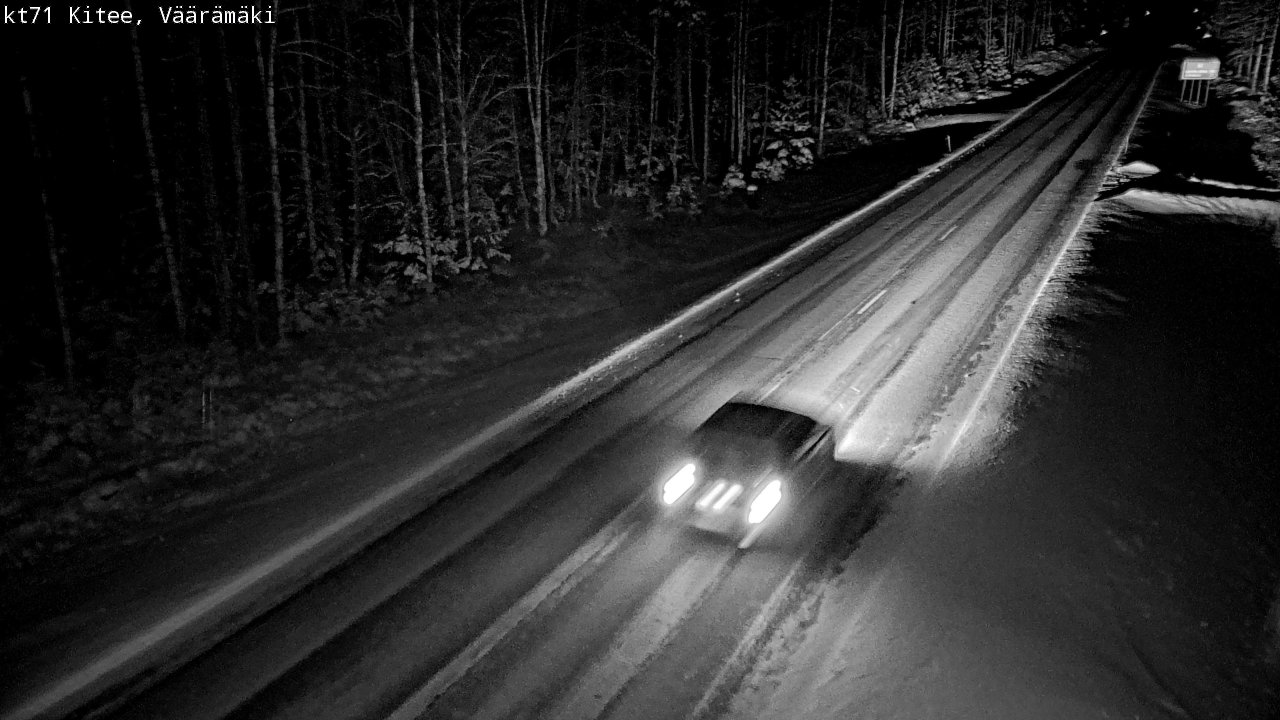 Kelikamerat Kuva Tie 71 Kitee, Väärämäki, Kitee, Pohjois-Karjala