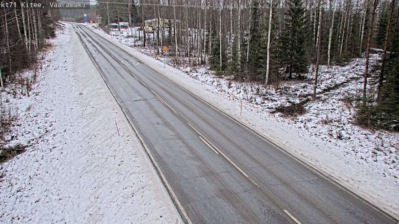 Weather Camera Image Väg 71 Väärämäki, Kitee, Pohjois-Karjala