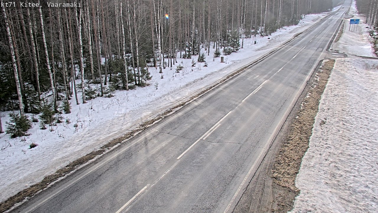 Weather Camera Image Road 71 Väärämäki, Kitee, Pohjois-Karjala