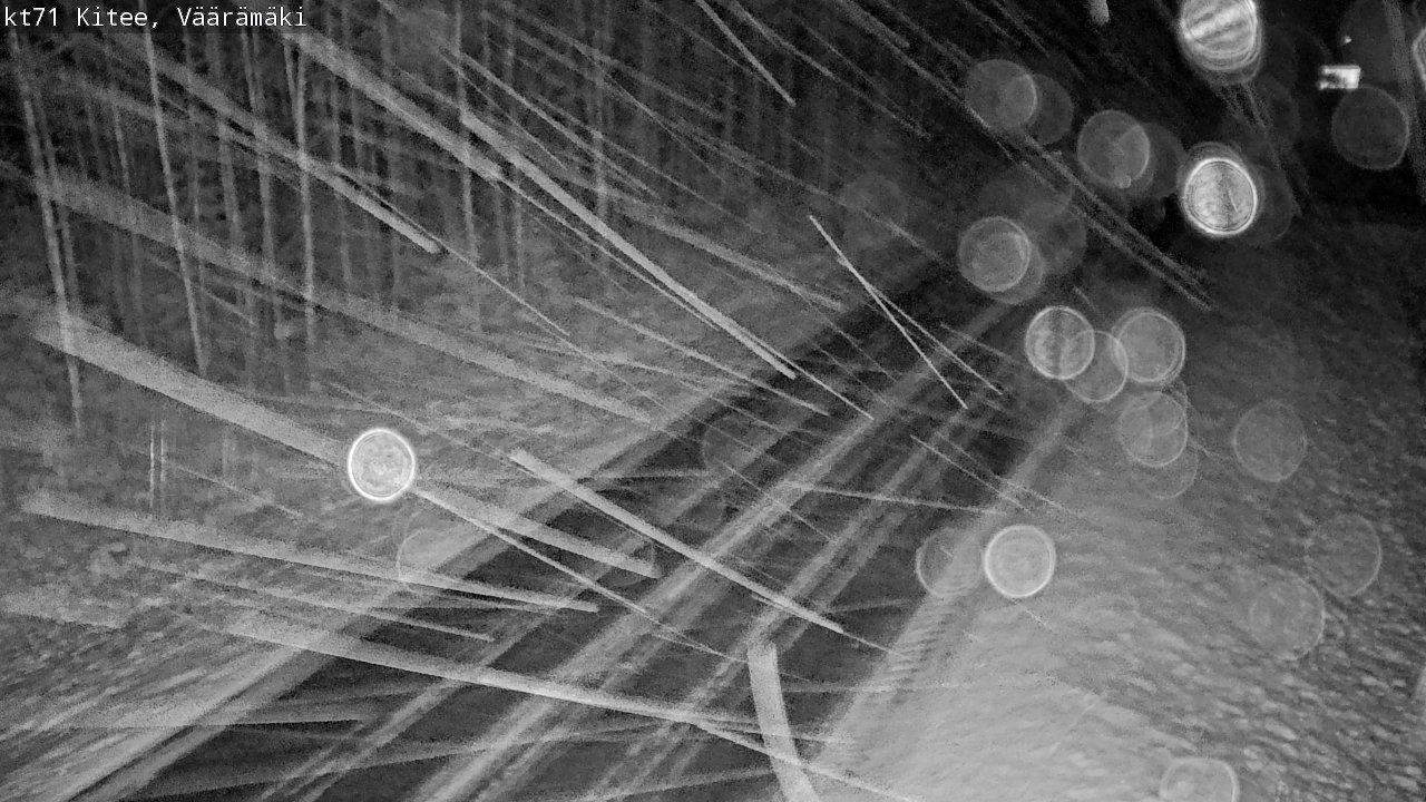 Weather Camera Image Väg 71 Väärämäki, Kitee, Pohjois-Karjala