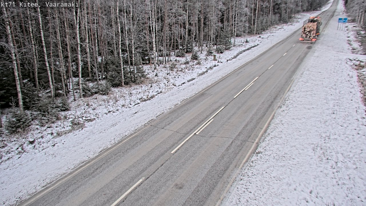 Kelikamerat Kuva Tie 71 Kitee, Väärämäki, Kitee, Pohjois-Karjala