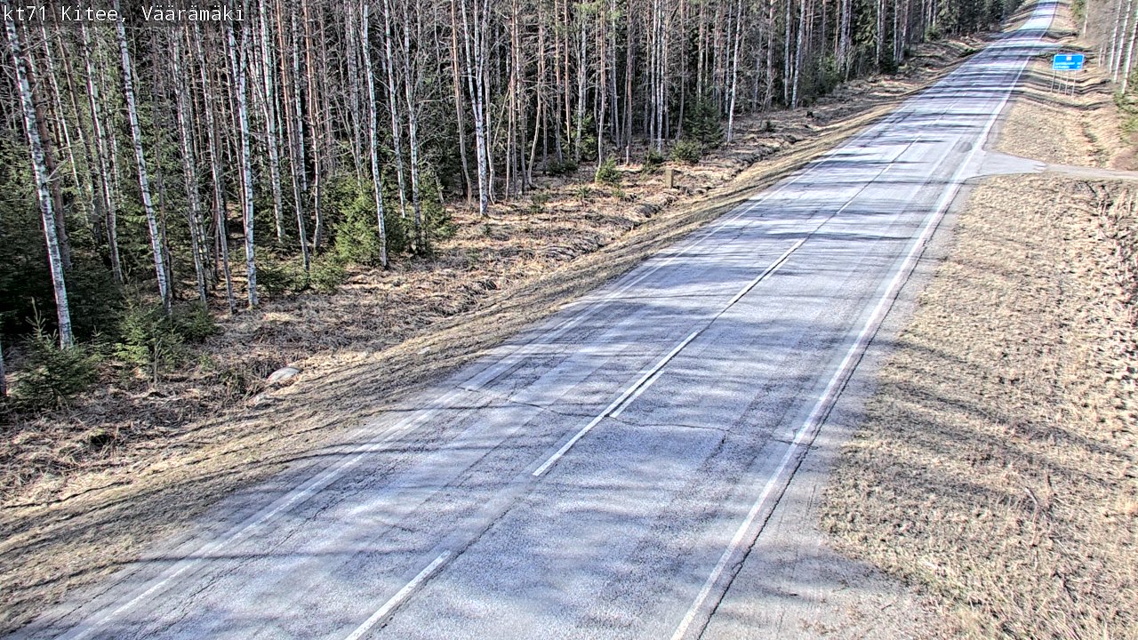 Kelikamerat Kuva Tie 71 Kitee, Väärämäki, Kitee, Pohjois-Karjala
