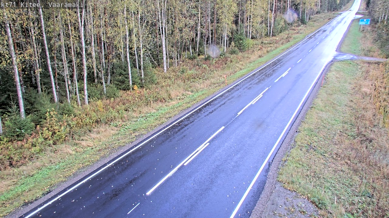 Weather Camera Image Road 71 Väärämäki, Kitee, Pohjois-Karjala