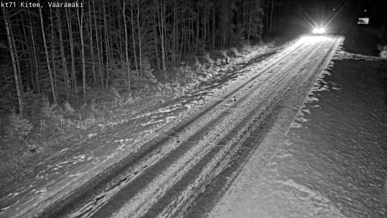Weather Camera Image Väg 71 Väärämäki, Kitee, Pohjois-Karjala