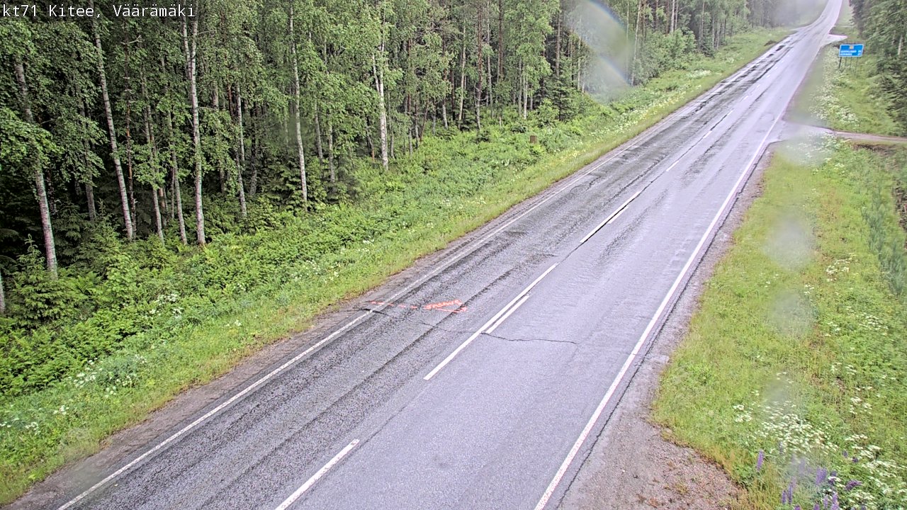 Kelikamerat Kuva Tie 71 Kitee, Väärämäki, Kitee, Pohjois-Karjala