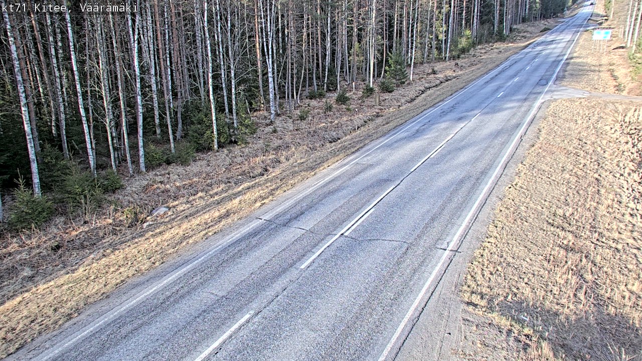 Kelikamerat Kuva Tie 71 Kitee, Väärämäki, Kitee, Pohjois-Karjala