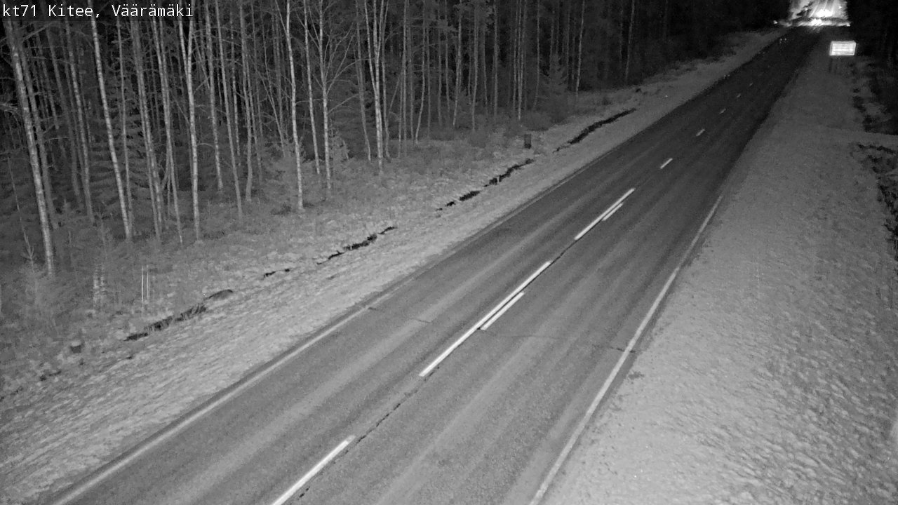 Kelikamerat Kuva Tie 71 Kitee, Väärämäki, Kitee, Pohjois-Karjala