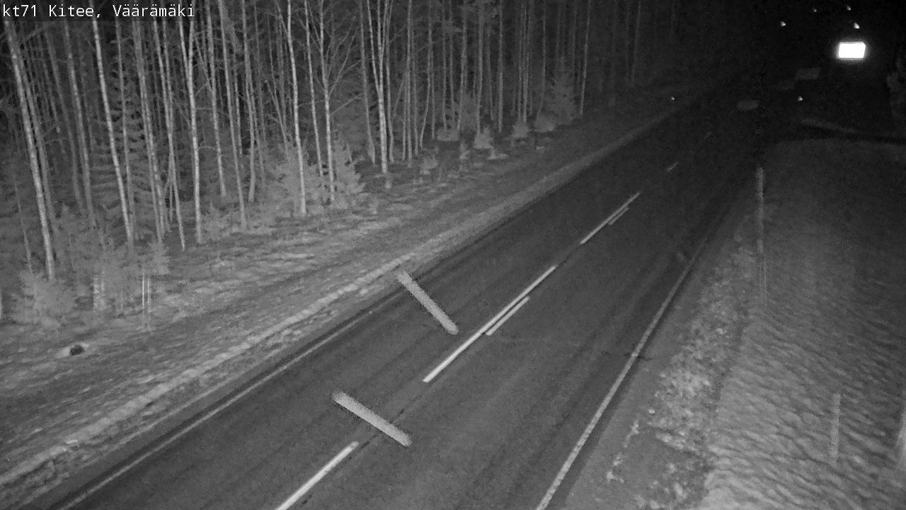 Kelikamerat Kuva Tie 71 Kitee, Väärämäki, Kitee, Pohjois-Karjala