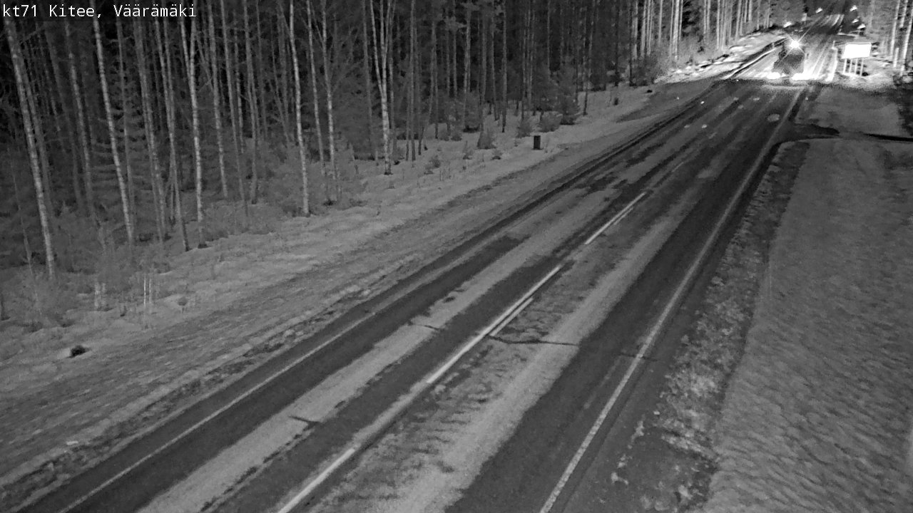 Kelikamerat Kuva Tie 71 Kitee, Väärämäki, Kitee, Pohjois-Karjala