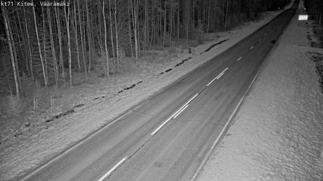 Kelikamerat Kuva Tie 71 Kitee, Väärämäki, Kitee, Pohjois-Karjala