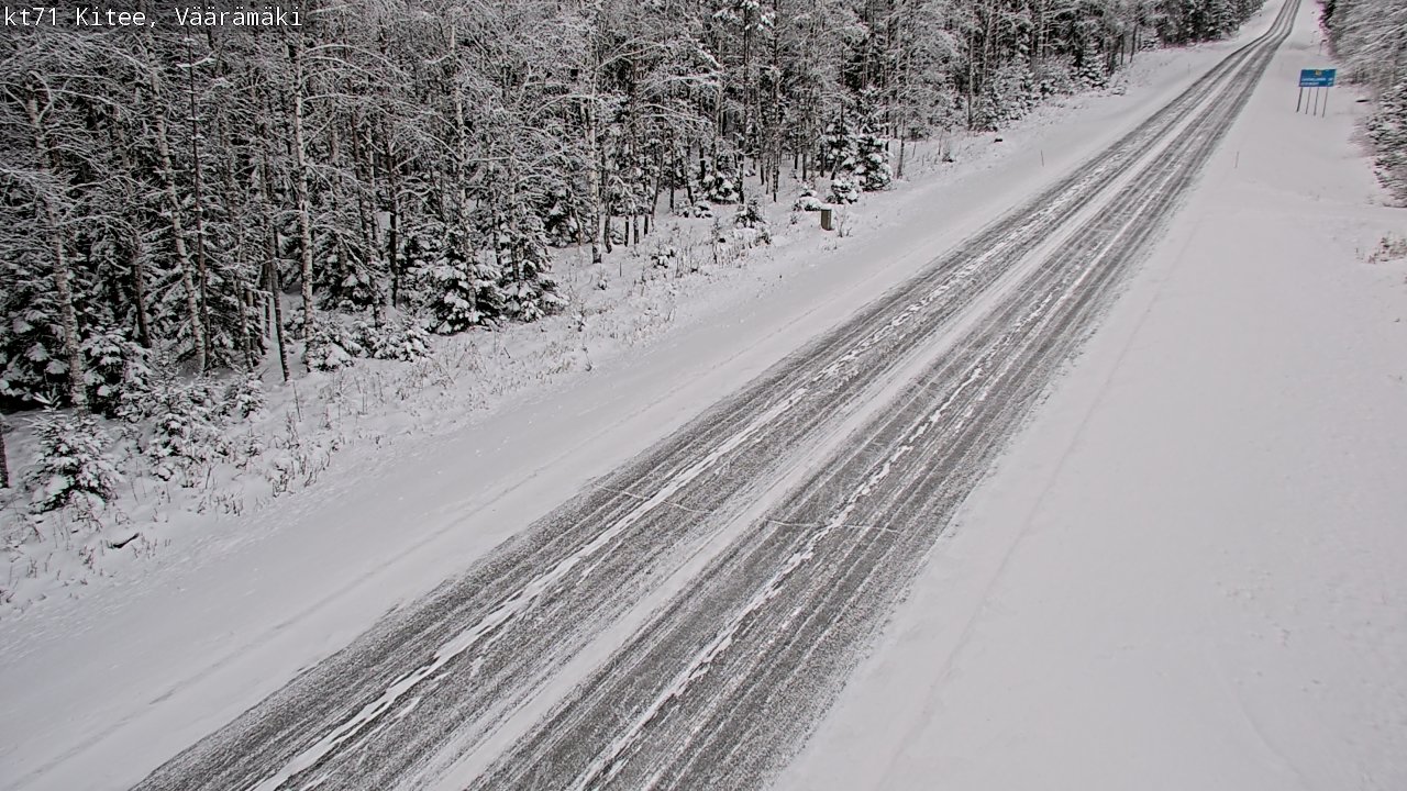 Kelikamerat Kuva Tie 71 Kitee, Väärämäki, Kitee, Pohjois-Karjala