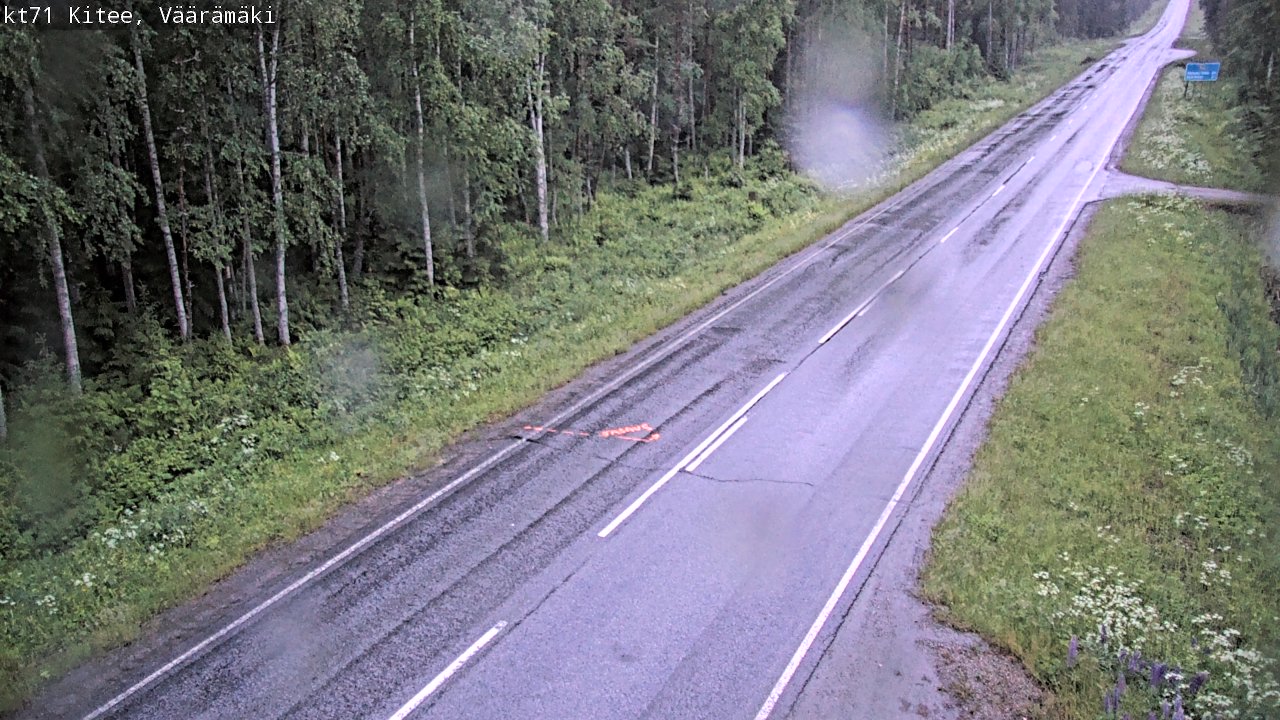 Kelikamerat Kuva Tie 71 Kitee, Väärämäki, Kitee, Pohjois-Karjala