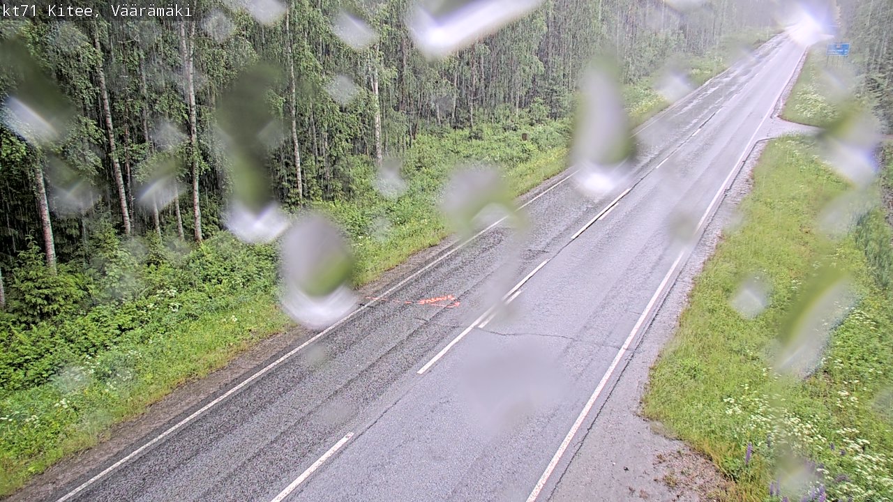 Weather Camera Image Road 71 Väärämäki, Kitee, Pohjois-Karjala