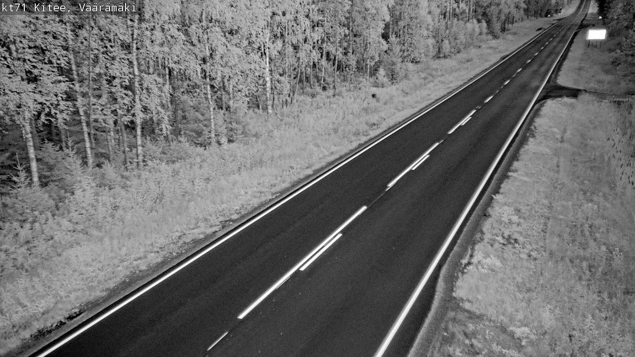 Kelikamerat Kuva Tie 71 Kitee, Väärämäki, Kitee, Pohjois-Karjala