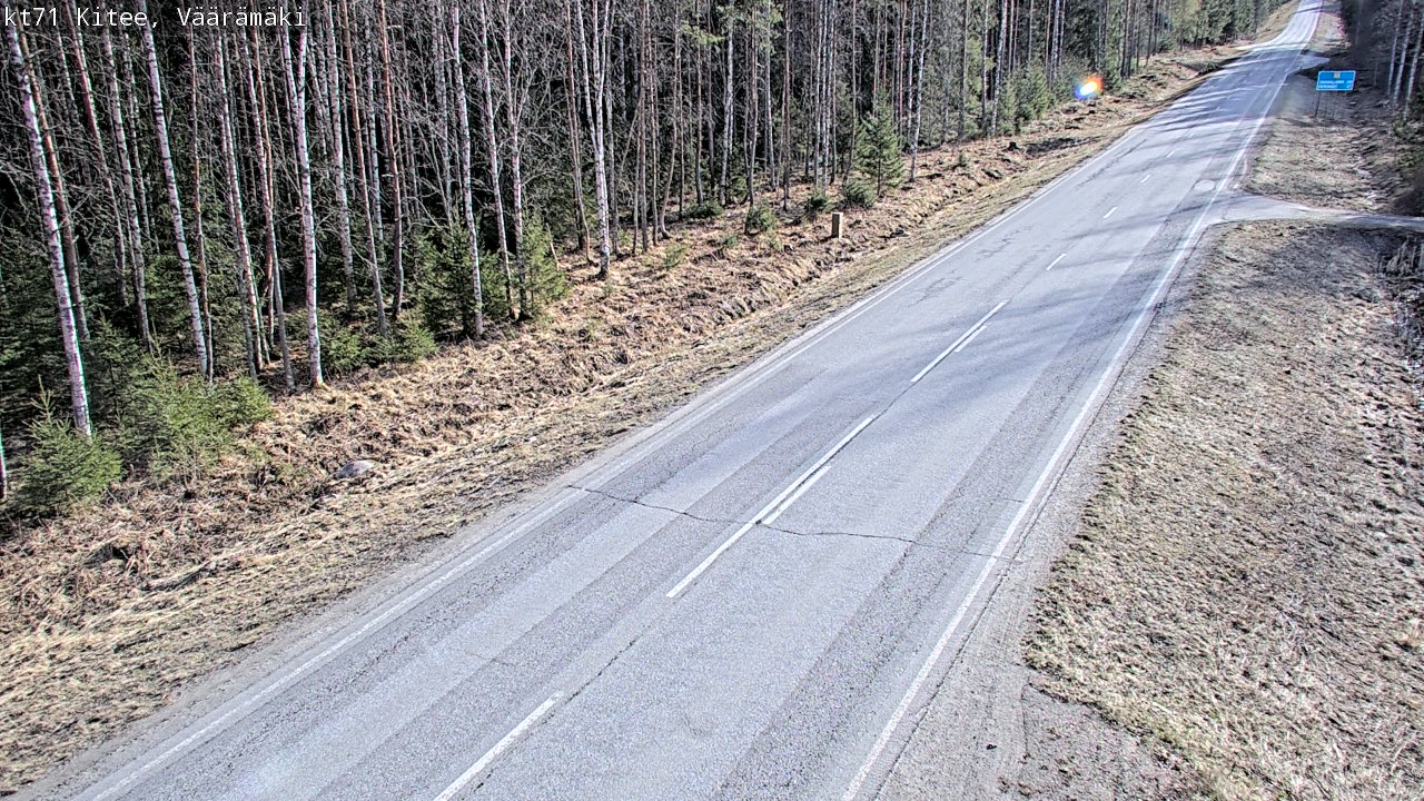 Kelikamerat Kuva Tie 71 Kitee, Väärämäki, Kitee, Pohjois-Karjala