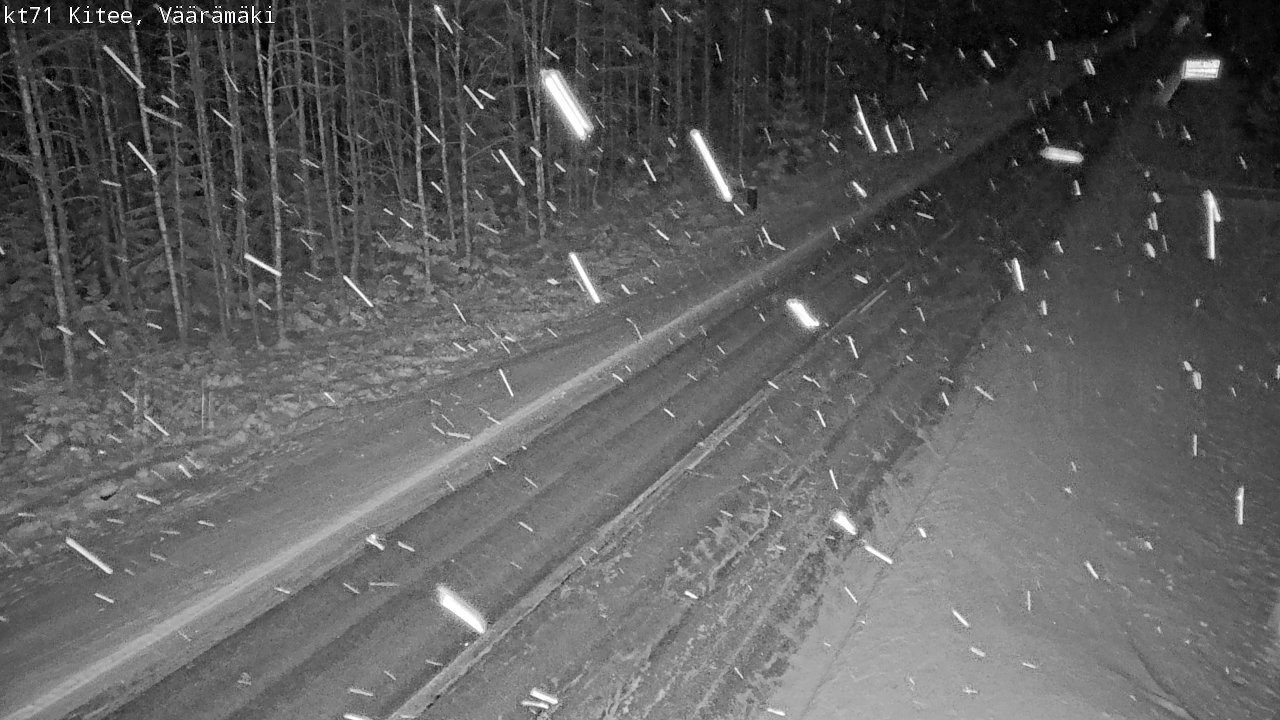 Kelikamerat Kuva Tie 71 Kitee, Väärämäki, Kitee, Pohjois-Karjala