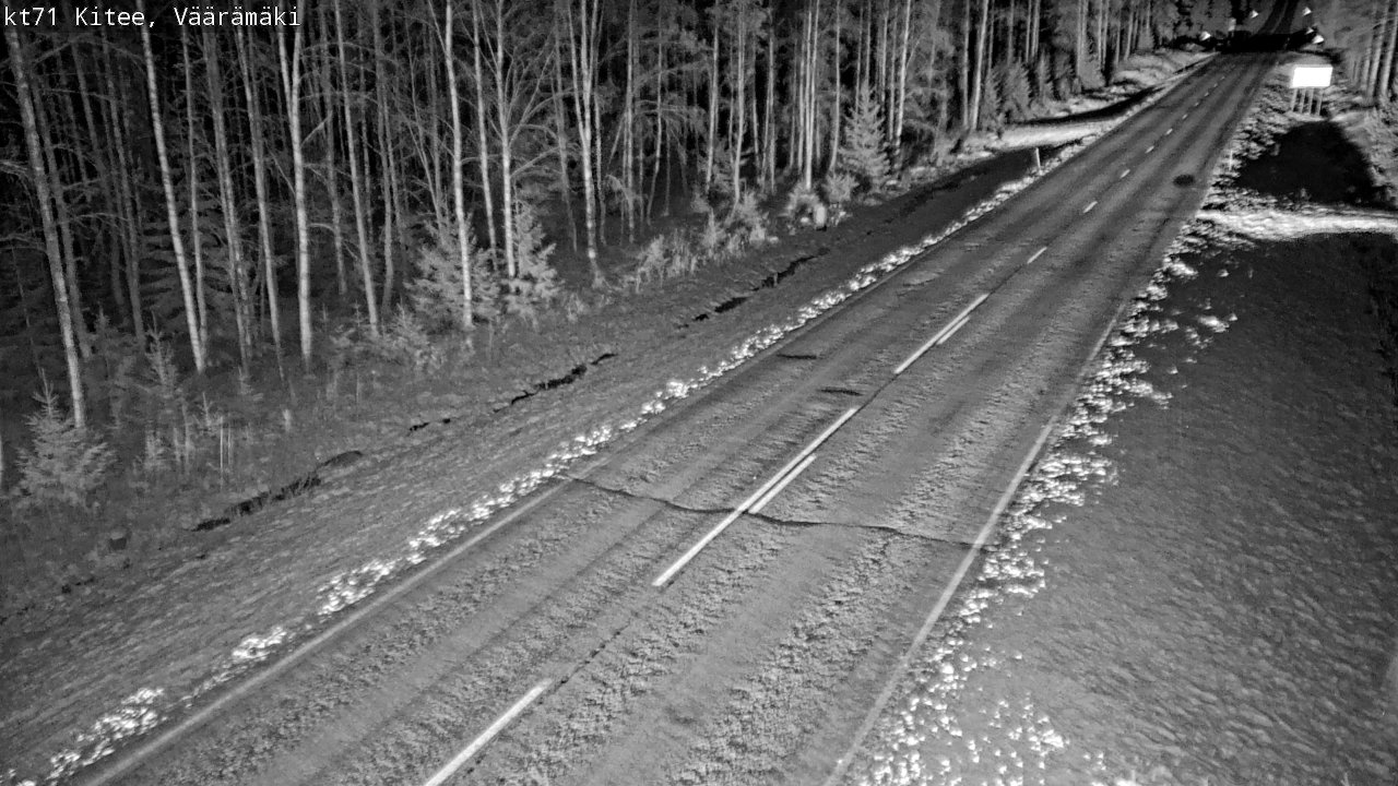 Kelikamerat Kuva Tie 71 Kitee, Väärämäki, Kitee, Pohjois-Karjala