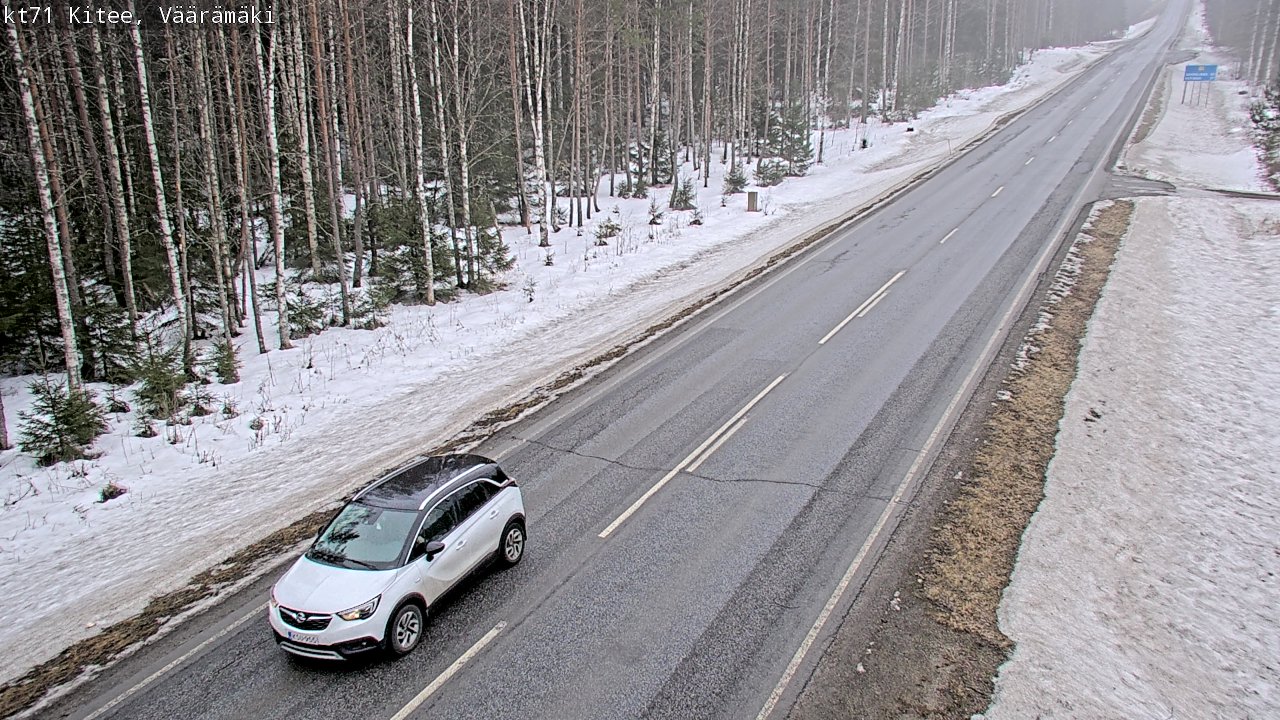 Weather Camera Image Road 71 Väärämäki, Kitee, Pohjois-Karjala