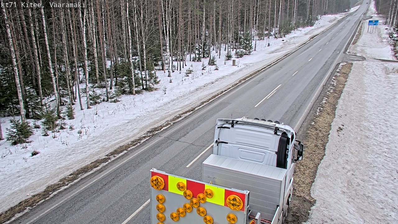 Weather Camera Image Road 71 Väärämäki, Kitee, Pohjois-Karjala