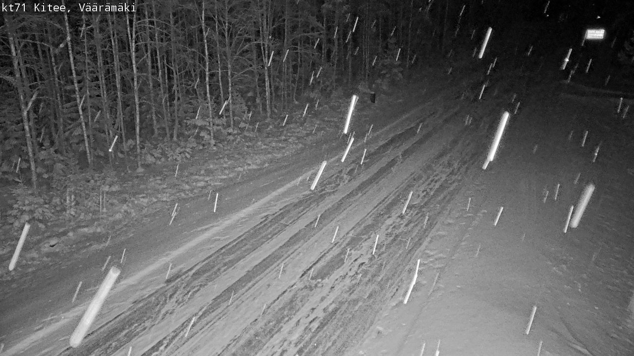 Kelikamerat Kuva Tie 71 Kitee, Väärämäki, Kitee, Pohjois-Karjala