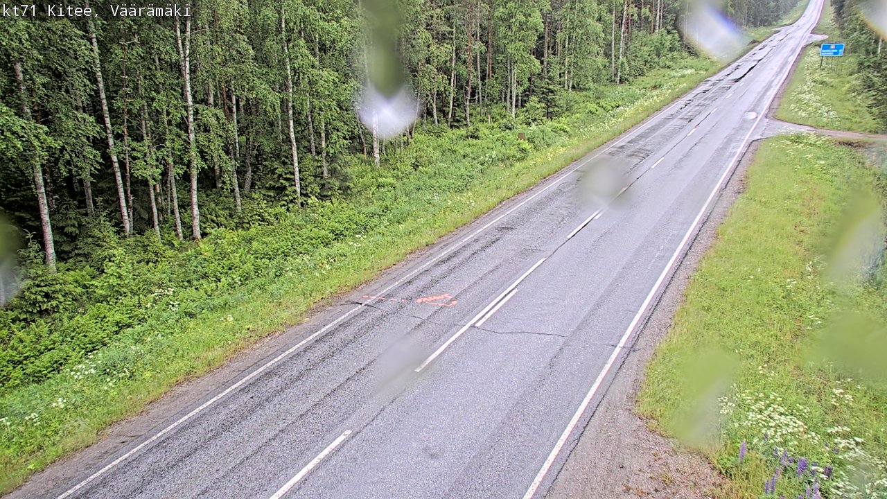 Kelikamerat Kuva Tie 71 Kitee, Väärämäki, Kitee, Pohjois-Karjala