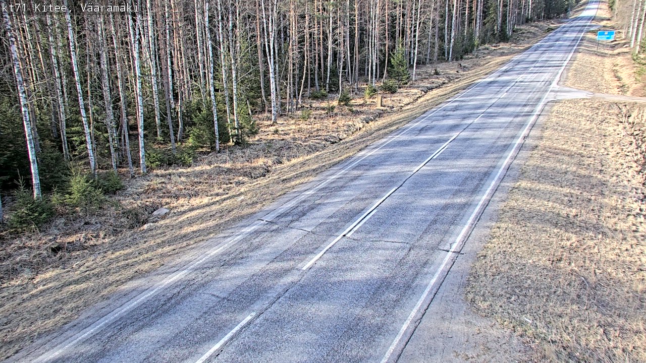 Kelikamerat Kuva Tie 71 Kitee, Väärämäki, Kitee, Pohjois-Karjala