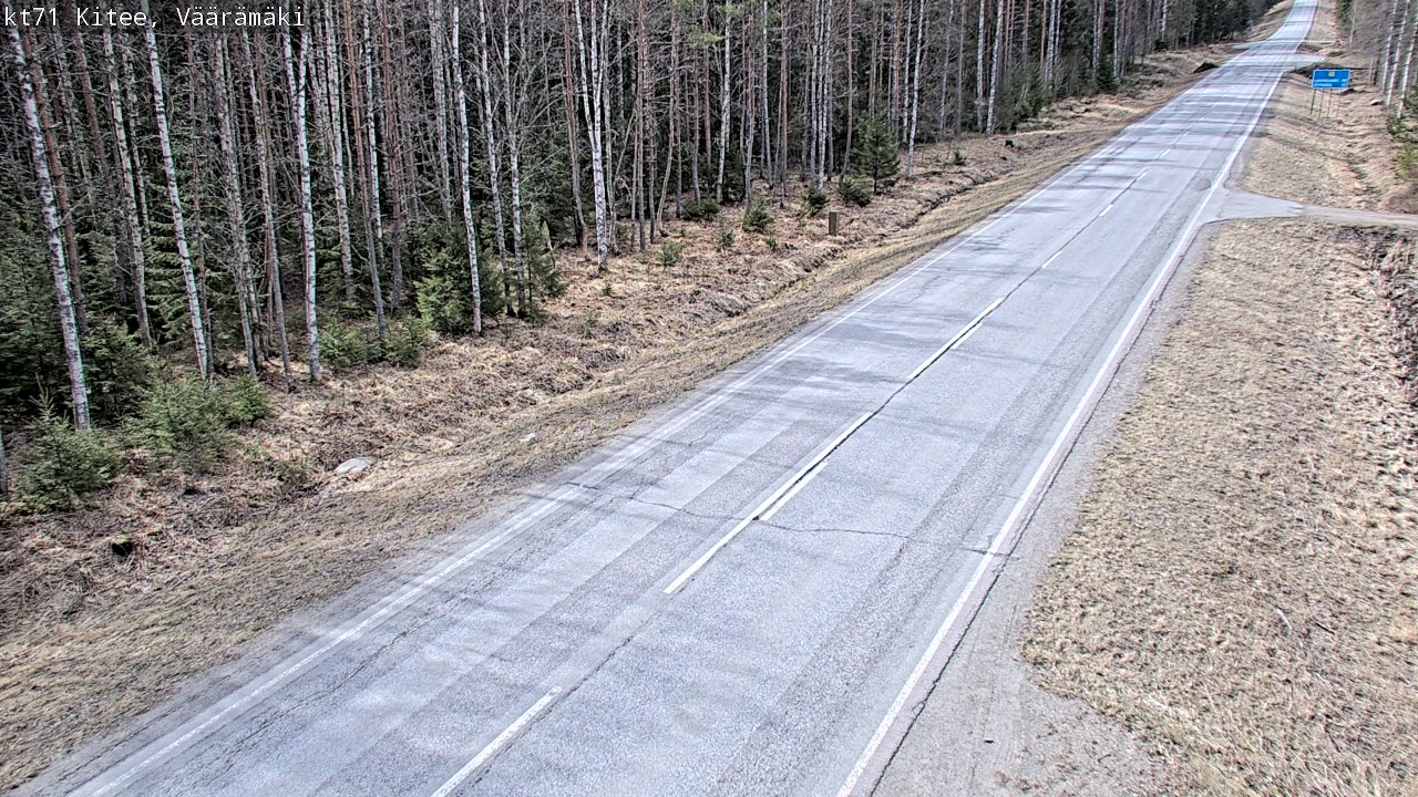 Kelikamerat Kuva Tie 71 Kitee, Väärämäki, Kitee, Pohjois-Karjala
