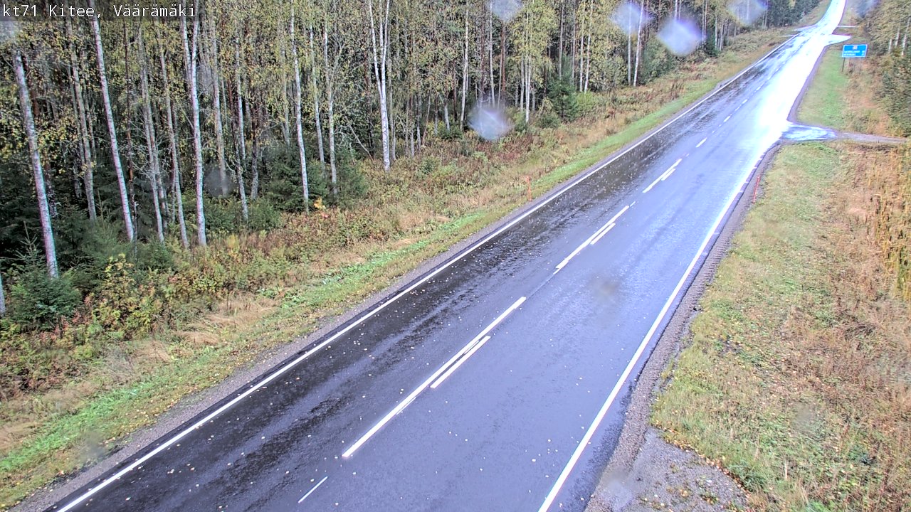Weather Camera Image Road 71 Väärämäki, Kitee, Pohjois-Karjala