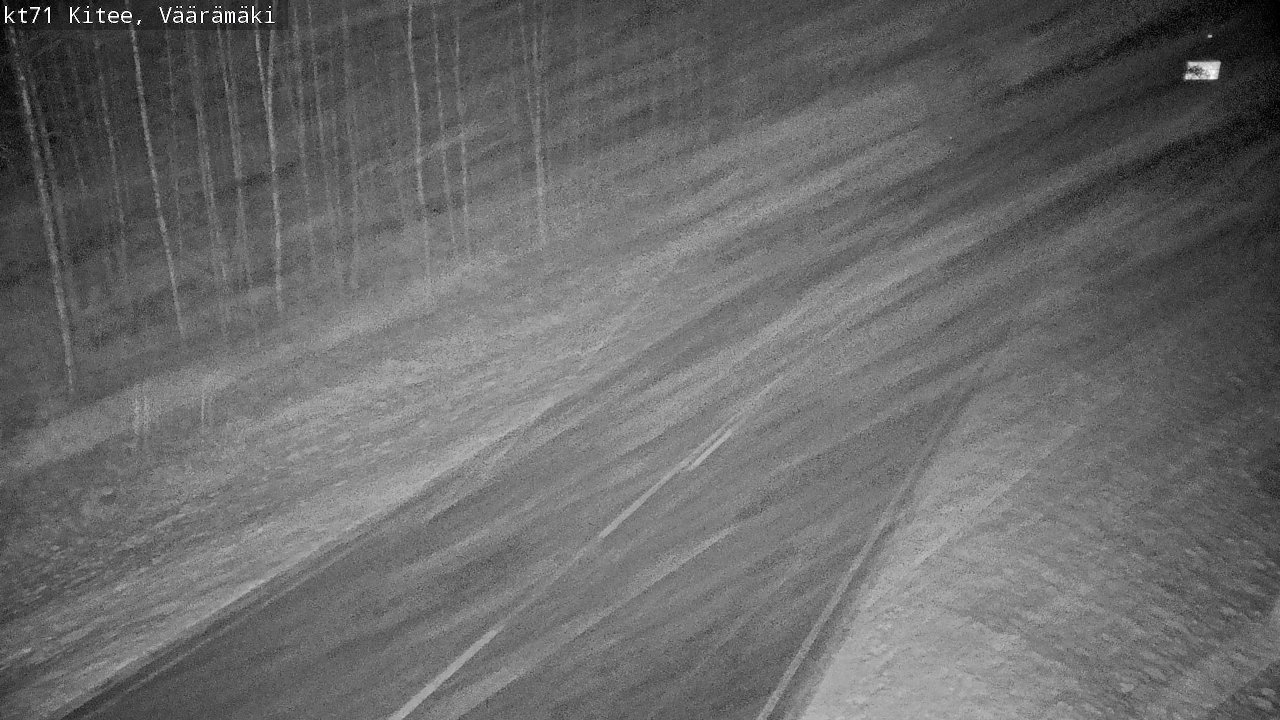 Weather Camera Image Väg 71 Väärämäki, Kitee, Pohjois-Karjala