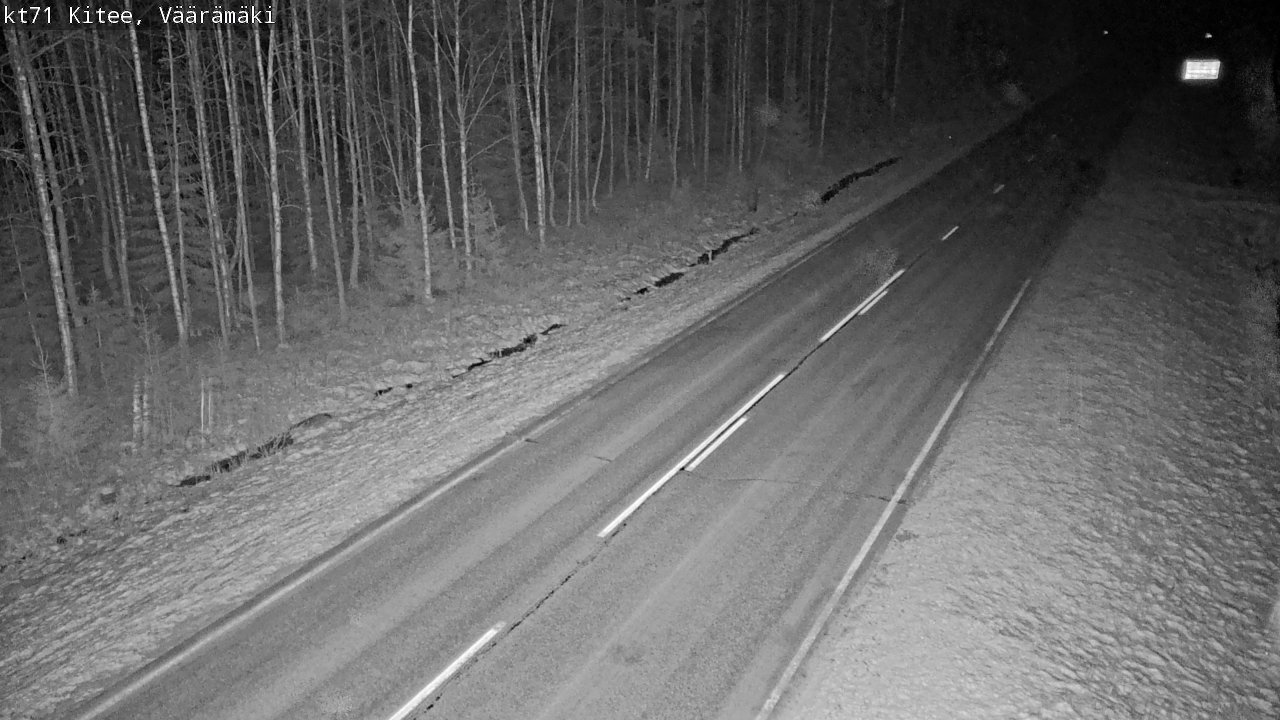 Kelikamerat Kuva Tie 71 Kitee, Väärämäki, Kitee, Pohjois-Karjala