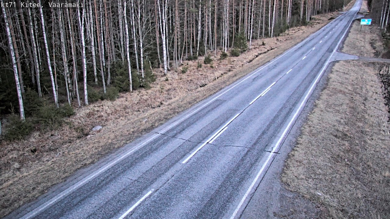 Kelikamerat Kuva Tie 71 Kitee, Väärämäki, Kitee, Pohjois-Karjala