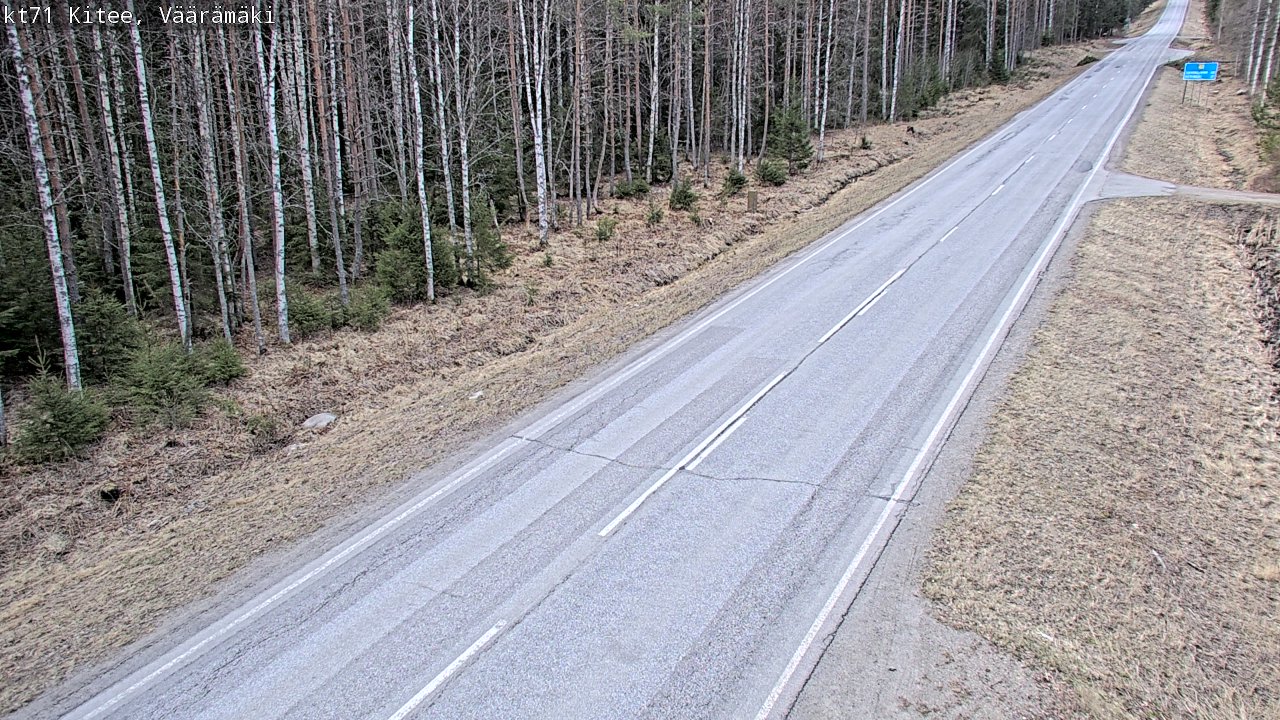 Kelikamerat Kuva Tie 71 Kitee, Väärämäki, Kitee, Pohjois-Karjala