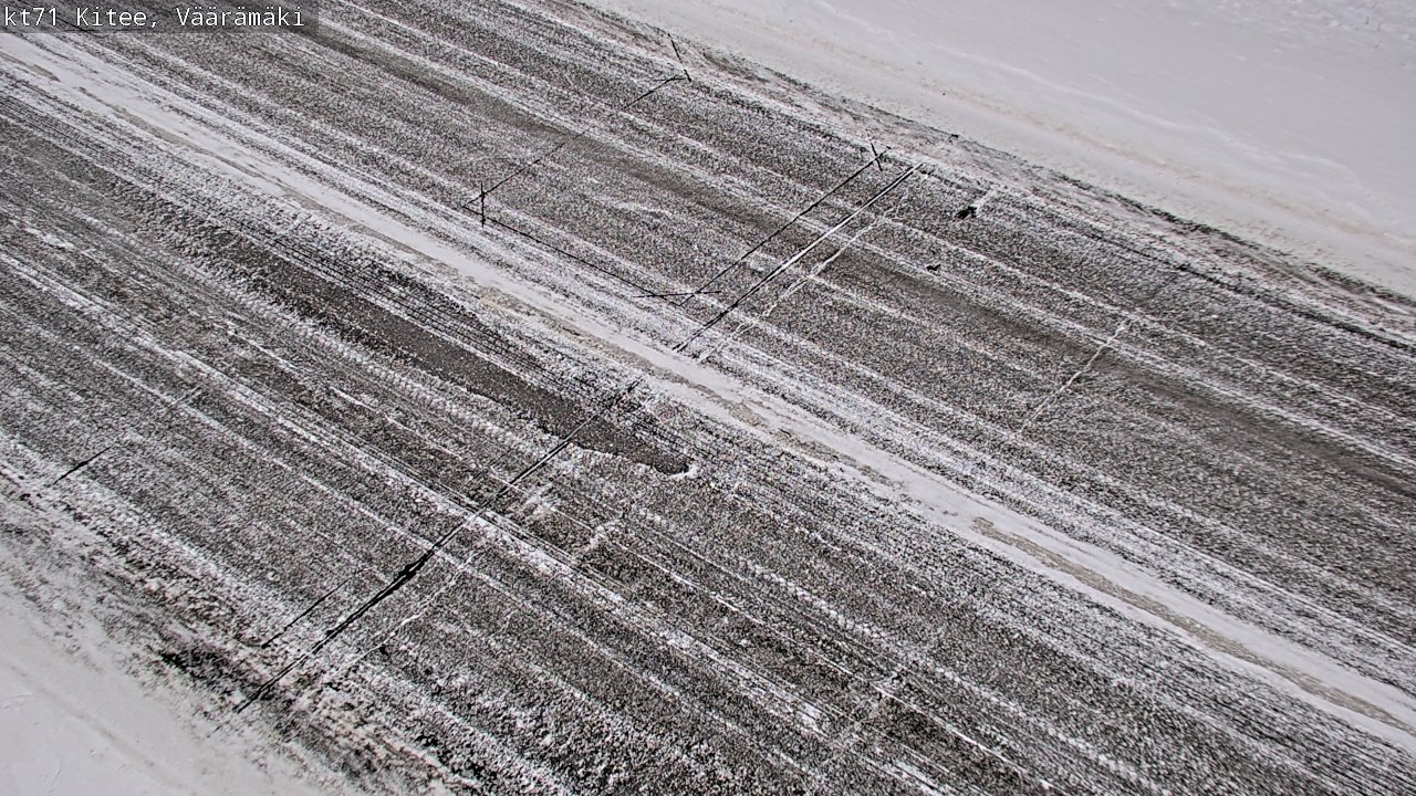 Weather Camera Image Väg 71 Väärämäki, Kitee, Pohjois-Karjala