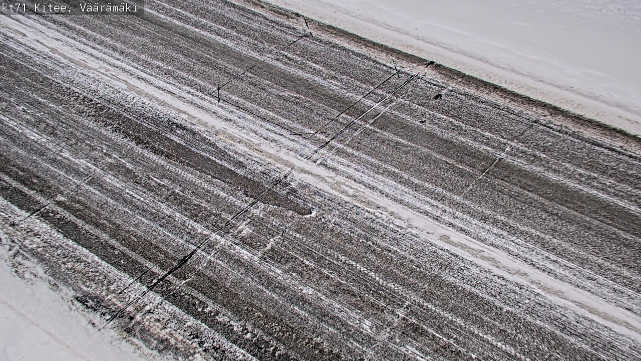 Weather Camera Image Road 71 Väärämäki, Kitee, Pohjois-Karjala