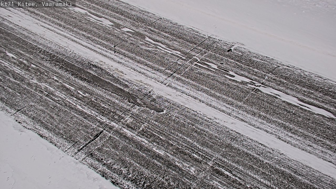 Weather Camera Image Väg 71 Väärämäki, Kitee, Pohjois-Karjala