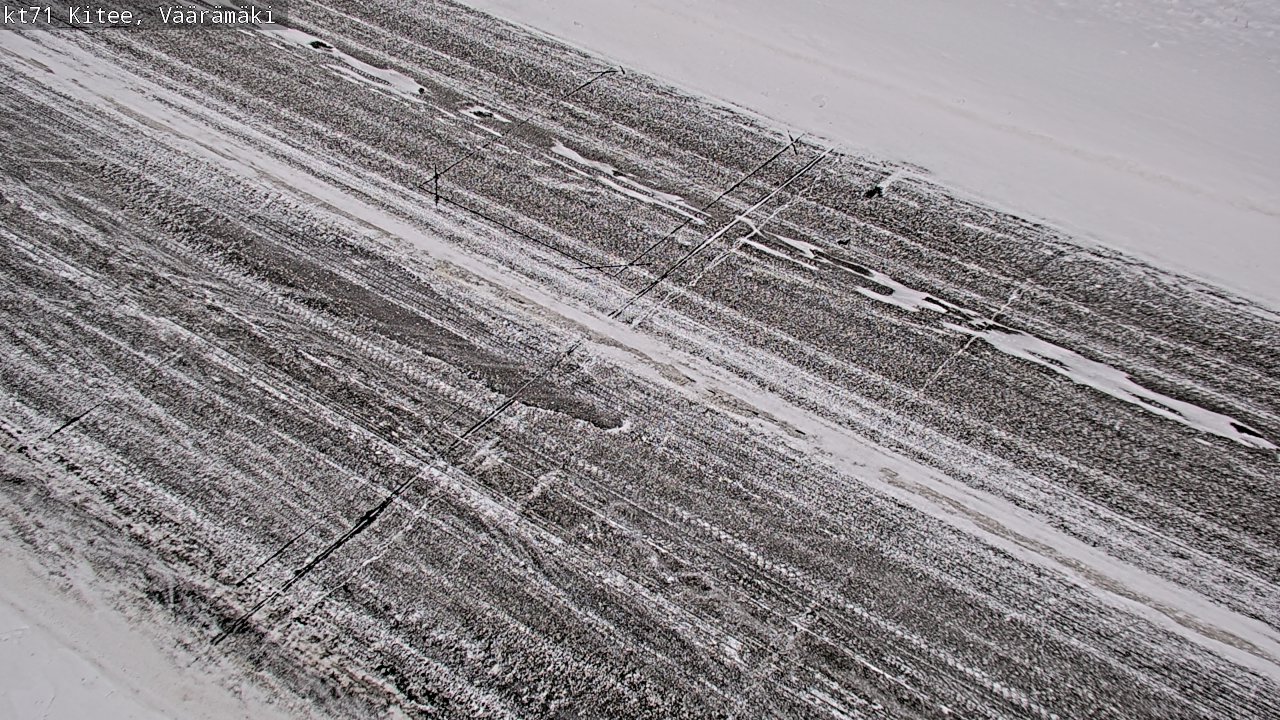 Weather Camera Image Väg 71 Väärämäki, Kitee, Pohjois-Karjala