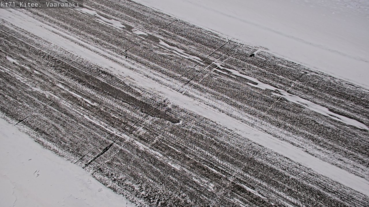 Weather Camera Image Väg 71 Väärämäki, Kitee, Pohjois-Karjala
