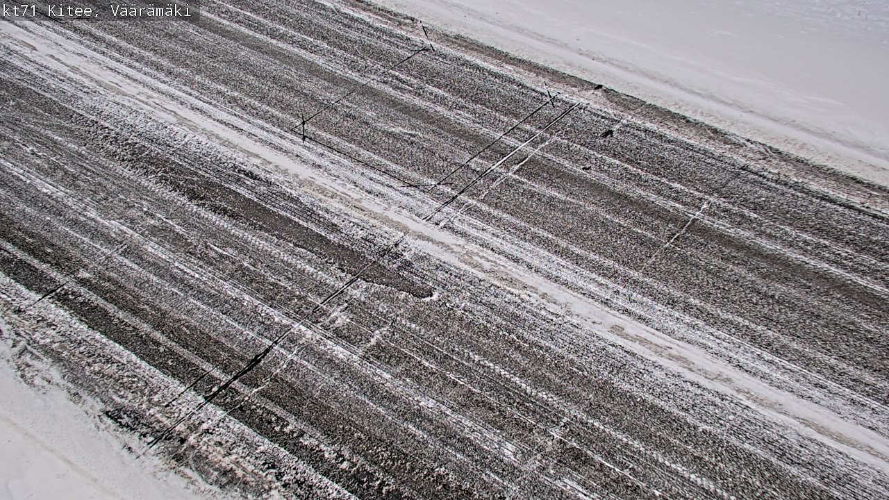 Weather Camera Image Road 71 Väärämäki, Kitee, Pohjois-Karjala