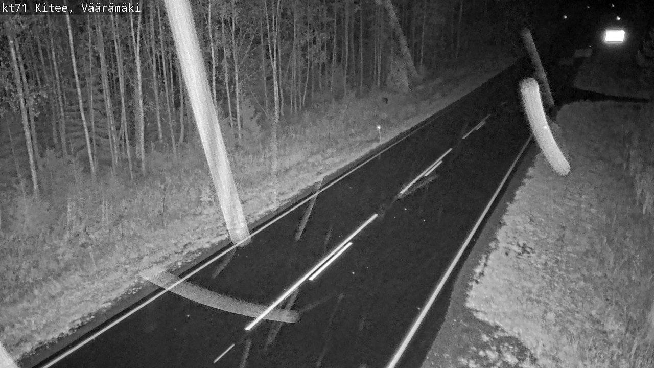 Kelikamerat Kuva Tie 71 Kitee, Väärämäki, Kitee, Pohjois-Karjala