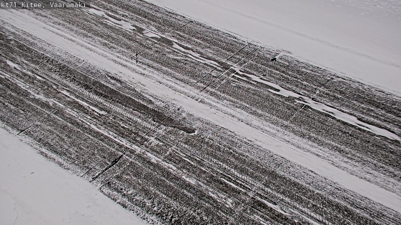 Weather Camera Image Väg 71 Väärämäki, Kitee, Pohjois-Karjala