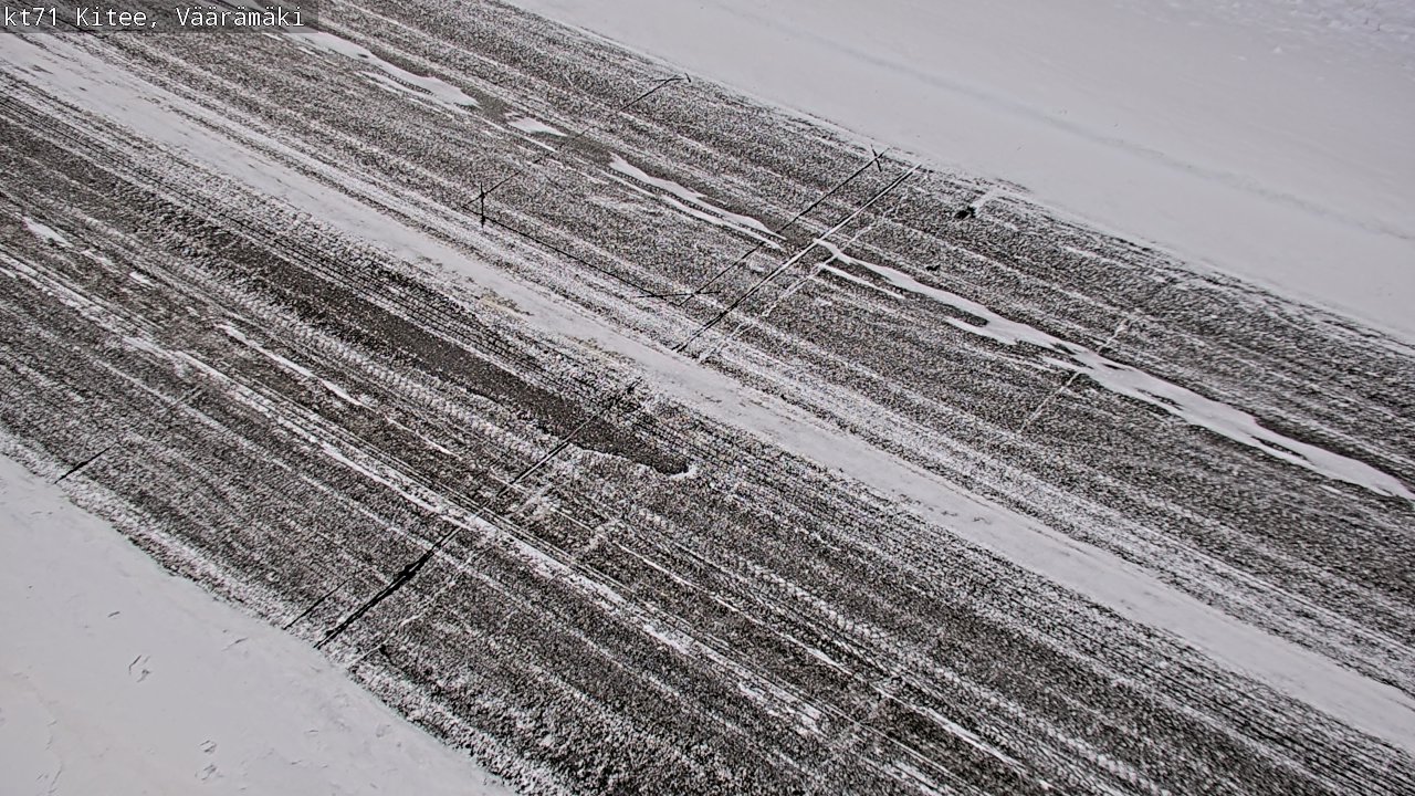 Weather Camera Image Väg 71 Väärämäki, Kitee, Pohjois-Karjala
